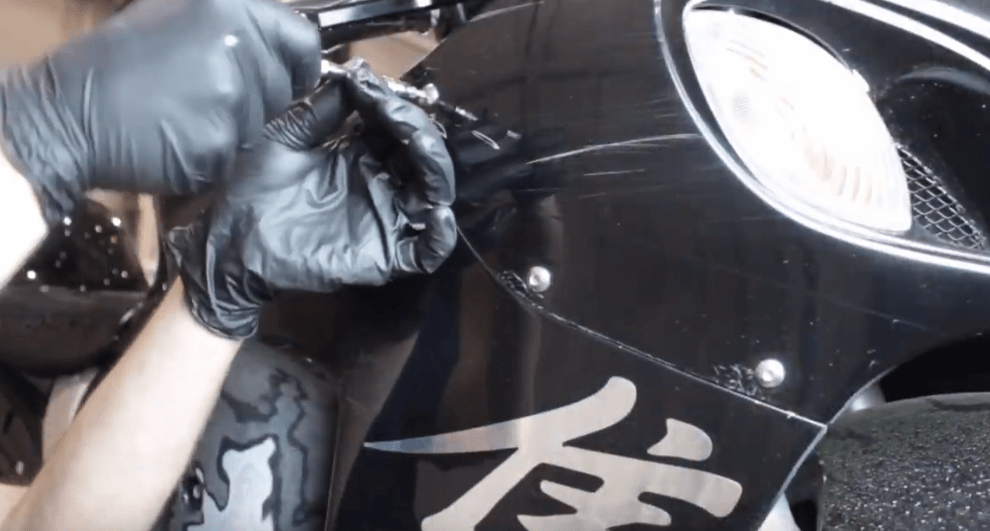 Suzuki Hayabusa oil change