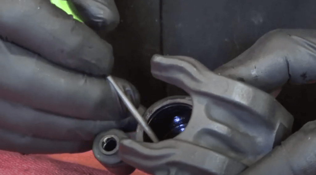 Honda CBR600 brake caliper seal removal