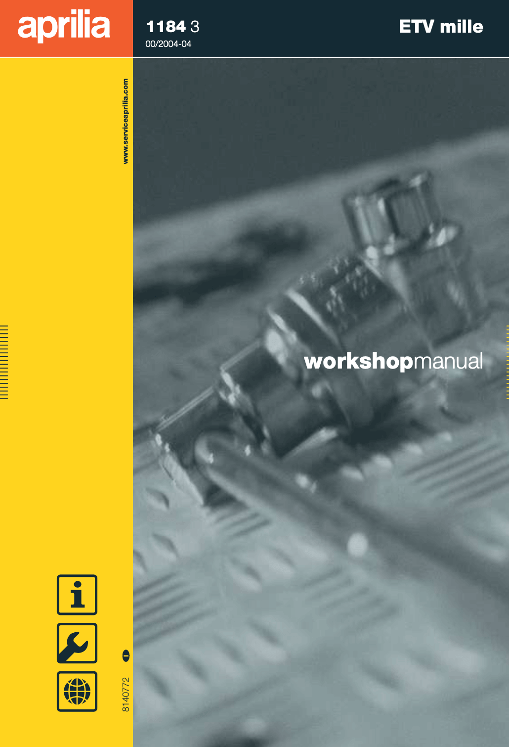 Aprilia Caponord ETV 1000 ABS Service Manual (2004-12)