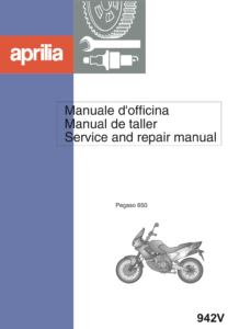 Aprilia Pegaso 650 (2nd Gen.) Service Manual (1997-2000)