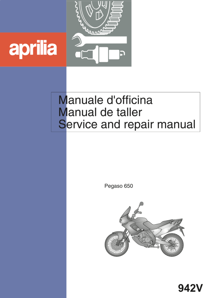 Aprilia Pegaso 650 Cube Service Manual (1997)