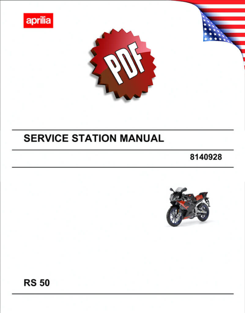 Aprilia RS 50 (3rd gen.) Service Station Manual (2006-13)