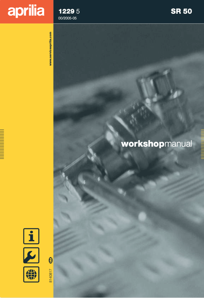 Aprilia SR 50 Service Manual (2004-20)