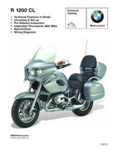 BMW R1200CL Technical Training Manual (2002)