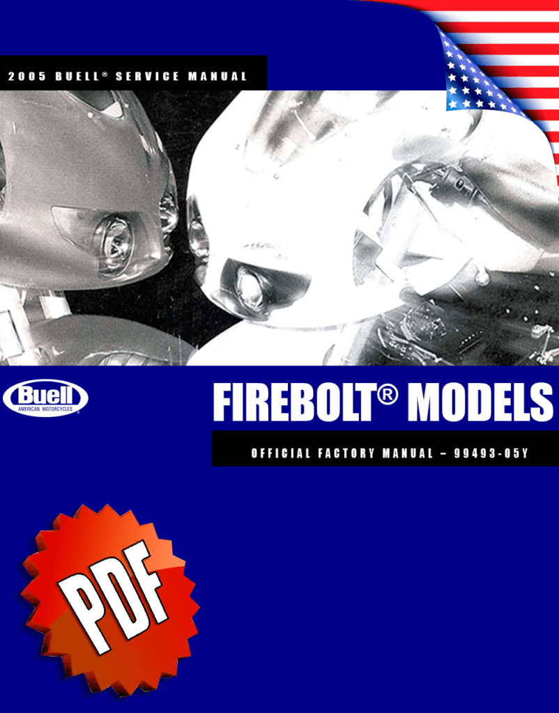 Buell XB9R/XB12R Firebolt Service Manual (2005)