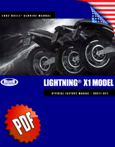 Buell X1 Lightning Service Manual (1999-2002)