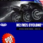 Buell M2/M2L Cyclone models 1997-2003 Service Manual original motorcycle manufacturer's PDF repair manual download