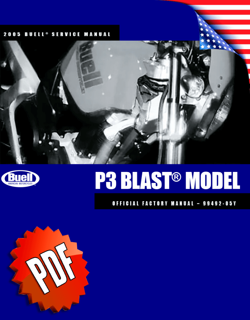 Buell P3 Blast Service Manual (2005)
