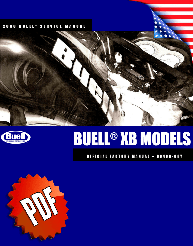 Buell XB Models Service Manual (2008)