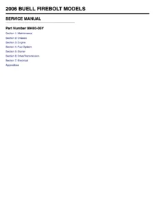 Buell XB9R/XB12R Firebolt 2006