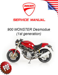 Ducati Monster M900 Desmodue 1st Gen. Repair Manual (1993-98)