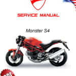 Ducati Monster S4 models 2001-2003 original motorcycle manufacturer's PDF repair manual download