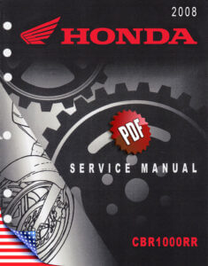 Honda CBR1000RR Fireblade 9th generation Repair Manual (2008-10)
