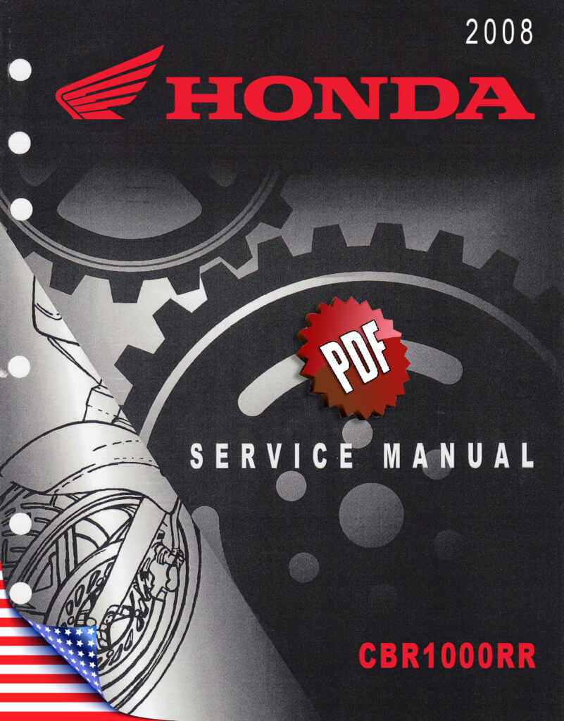 Honda CBR1000RR Fireblade 9th generation Repair Manual (2008-10)
