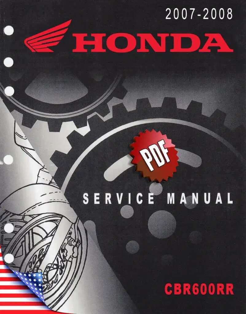 Honda CBR600RR 2007 PDF Service Manual