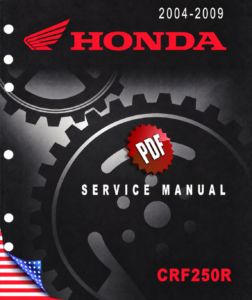 Honda CRF250R Service Manual Cover