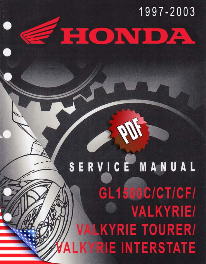 Honda GL1500C/CT/CF Valkyrie, Tourer & Interstate Service Manual (1997-2003)