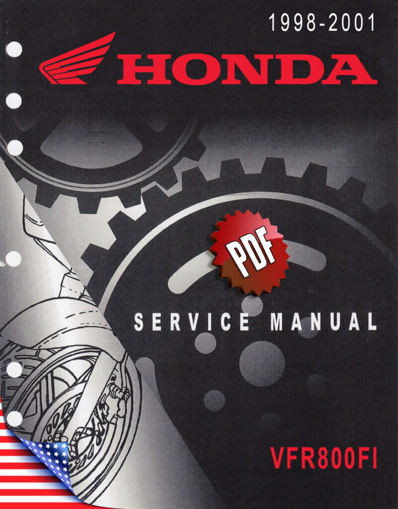 Honda VFR800FI Interceptor (5th gen.) Repair Manual (1998-2001)