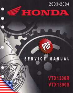 Honda VTX1300 R/S Repair Manual (2003-09)