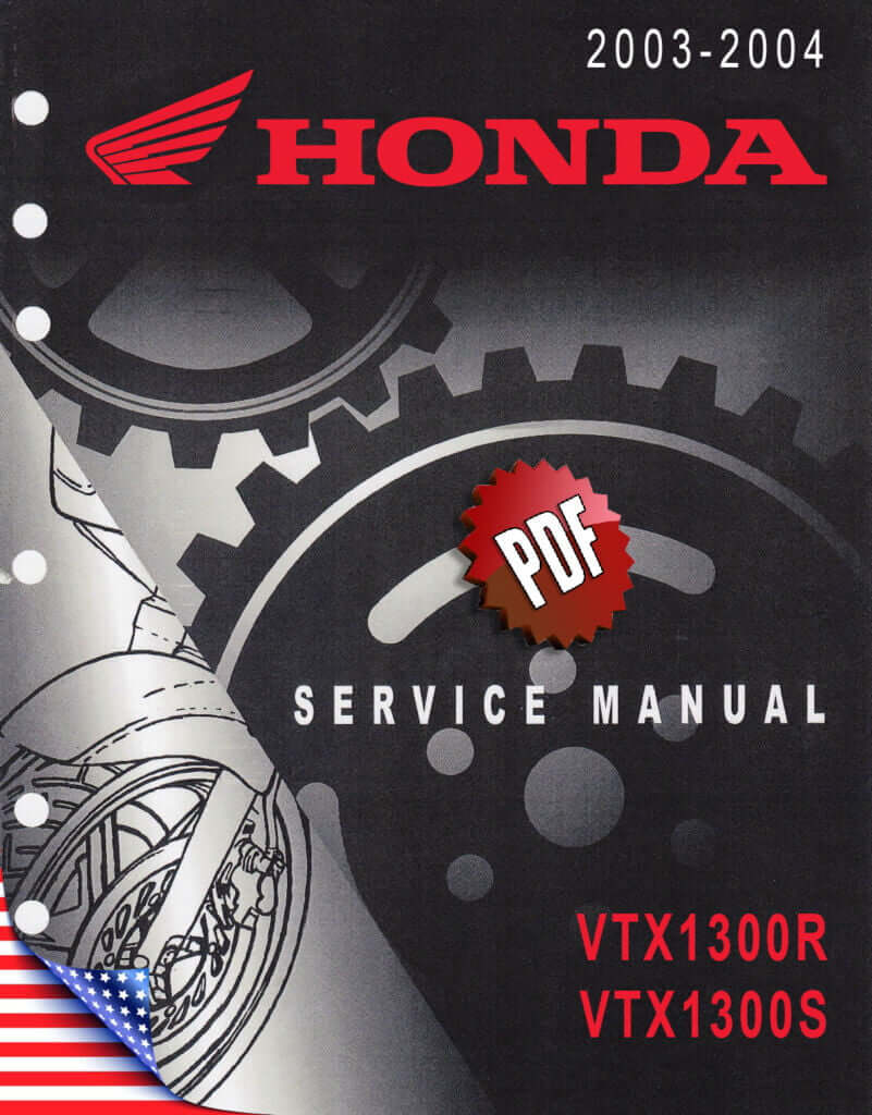 Honda VTX1300R / VTX1300S Service Manual (2003-2004)