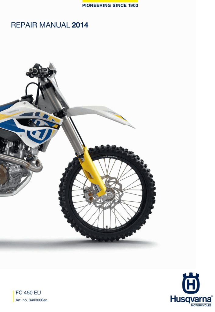 Husqvarna FC 450 EU Repair Manual (2014-15)