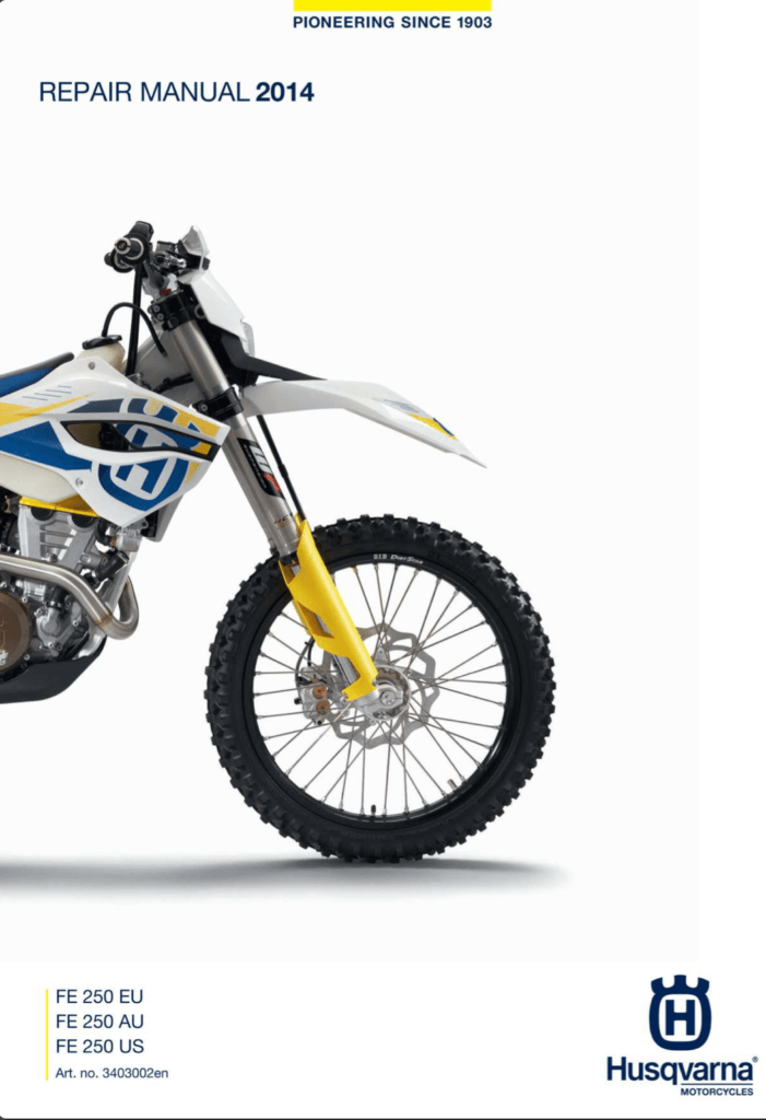 Husqvarna FE 250 Repair Manual (2014-15)