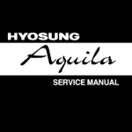 Hyosung GV650 Aquila service manual Models 2006 to present original motorcycle manufacturer's PDF repair manual download