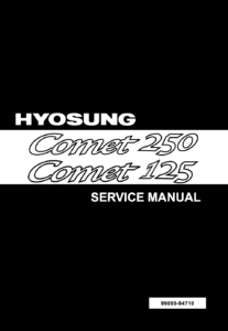 Hyosung GT125/GT250 Comet Repair Manual (2002-05)