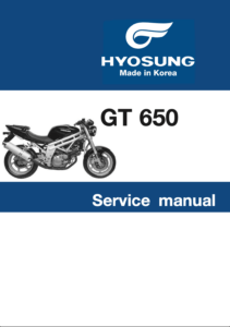 Hyosung GT650 Comet Repair Manual (2002-05)
