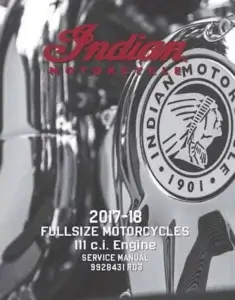 Indian Motorcycle (Full Size) Repair Manual (2017-19)
