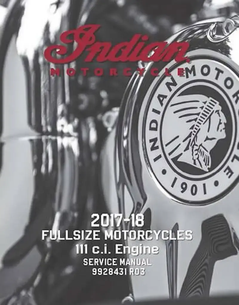 Indian Springfield Roadmaster Dark Horse 2014 2015 2016 service manual on CD 