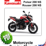 Kawasaki Bajaj Pulsar 200 NS Models 2012-2-13 Service Manual PDF download