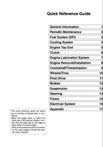 Kawasaki ER-6n Repair Manual (2009-11)