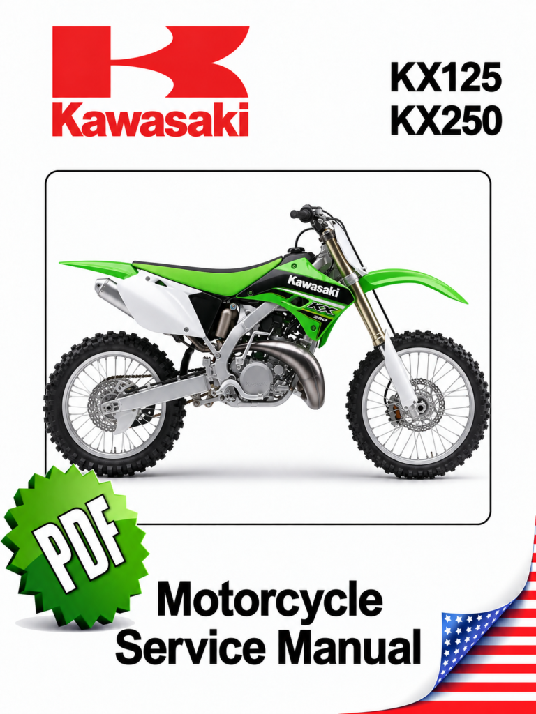 Kawasaki KX125 / KX250 Service Manual (2003-2008)