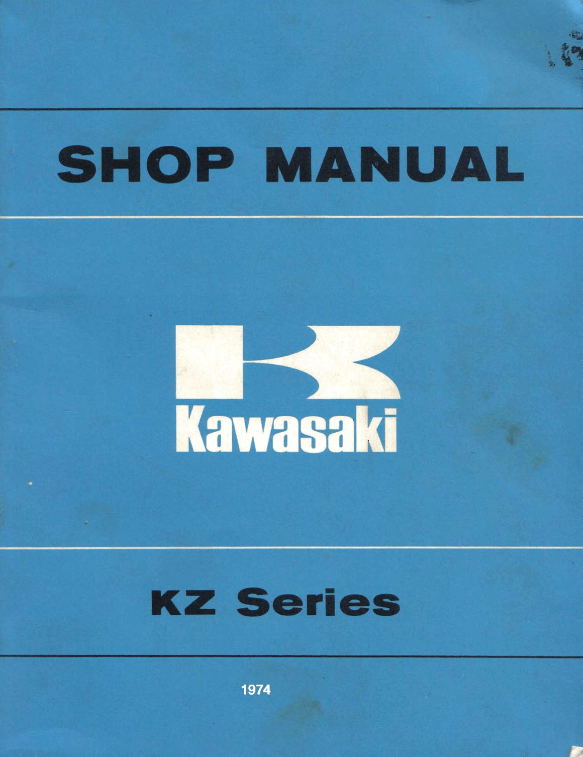 Kawasaki KZ400 (1st generation) Models 1974 to 1975 Service Manual PDF download