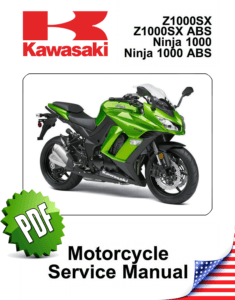 Kawasaki Ninja 1000/Z1000SX/ABS (1st gen.) Repair Manual (2011-13)