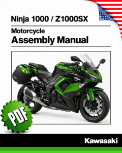 Kawasaki Ninja 1000 / Z1000SX Assembly Manual (2017)