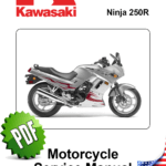 Kawasaki Ninja 250R models 2008 to 2012 original motorcycle manufacturer's PDF repair manual download