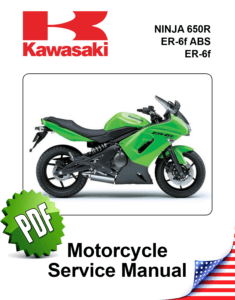 Kawasaki Ninja 650R ER-6f ABS Repair Manual (2006-08)