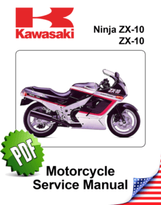 Kawasaki Ninja ZX-10 Service Manual (1988-1990)