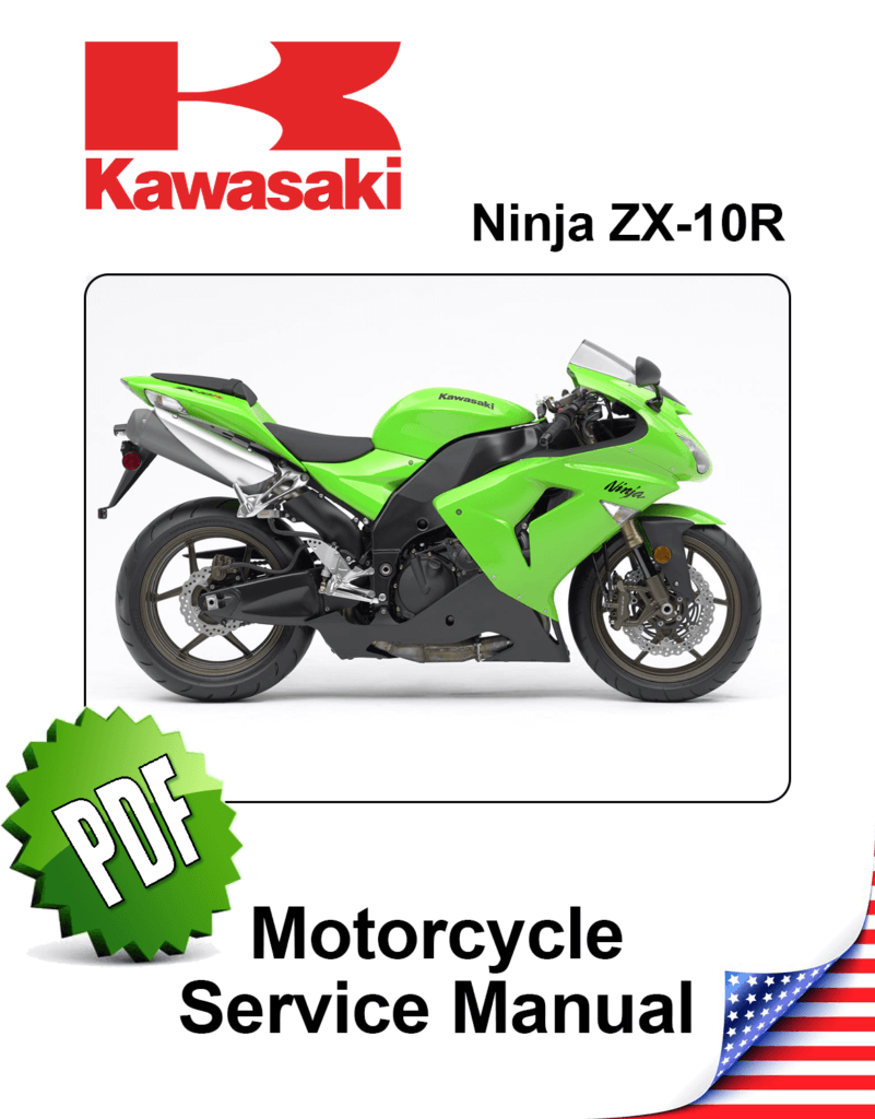 Kawasaki Ninja ZX10R (2nd generation) Repair Manual (2006-07)