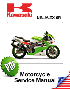 Kawasaki Ninja ZX6R F1-F3 Repair Manual (1995-97)