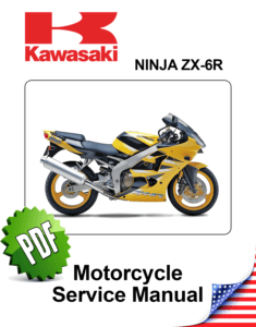 Kawasaki Ninja ZX6R J1-J8 Repair Manual (2000-08)