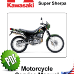 Kawasaki KL250G Super Sherpa Service Manual 1997 to present PDF download