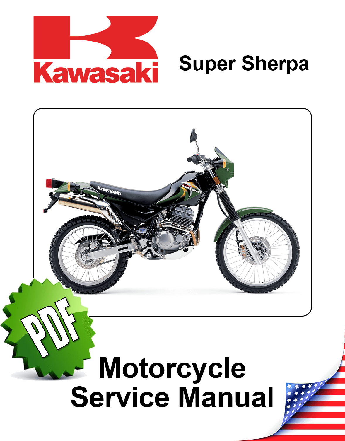 Kawasaki KL250G Super Sherpa Service Manual 1997 to present PDF download