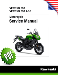 Kawasaki Versys 650 / ABS Mk3 Service Manual (2015-2021)