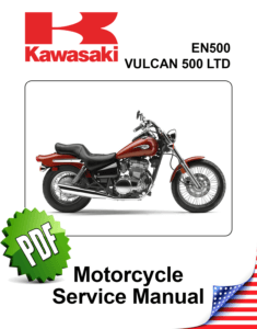 Kawasaki Vulcan EN500 LTD (2nd generation) Repair Manual (1996-2009)