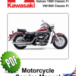 Kawasaki Vulcan VN1500 Classic Fi Models 1996 to 2008 Service Manual PDF download