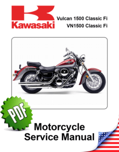 Kawasaki Vulcan VN1500 Classic Fi Models 1996 to 2008 Service Manual PDF download