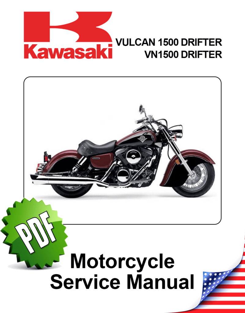 Kawasaki Vulcan VN1500 Drifter Repair Manual (1999-2005)